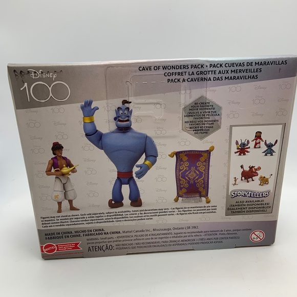 Disney 100 Storytellers Aladdin Cave of Wonders Pack Action Figure Set Mattel - Picture 6 of 11